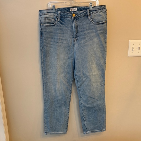 Kut from the Kloth Denim - Kut from the Kloth Light Blue Ankle Jeans size 16